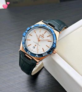 Elegant Omega Constellation Rose Gold Watch with G