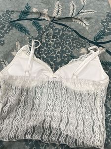 Sheer Lace Cami Top