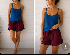 2 Preloved Strapy Tops and 1 Comfy Shorts