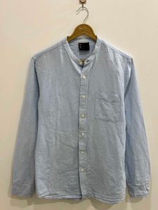 Light Blue Linen Shirt