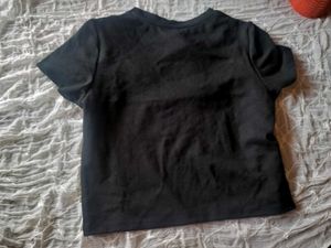 Black Open Front Cropped Shrug