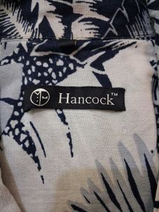 HANCOCK Tropical Print Shirt