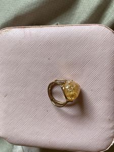 savana orange Gemstone Ring