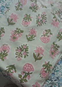 Floral Print Cotton Dress Material