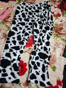 Cozy Cow Print Pajama Pants