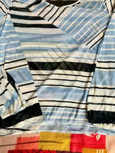 Striped Long Sleeve Top