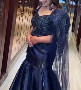 Stunning Navy Blue Embellished Lehenga Choli