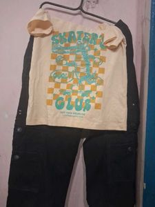 Boys Skater Club T-shirt &amp; Cargo Pants Set
