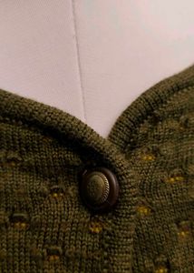 💥Price Drop💥Vintage Olive Green Cardigan