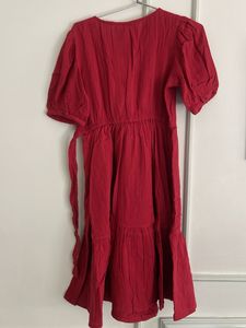 Red Wrap Dress