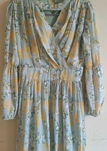 Floral Print Midi Dress