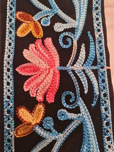 Embroidered Handbag &amp; Wallet Set