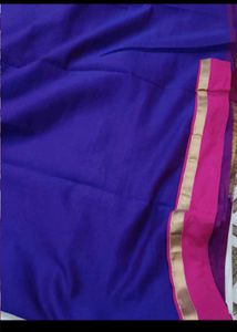 Royal Purple Saree with Gold Embellishments