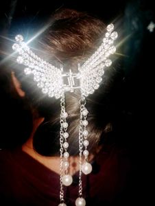 Korean Style Pearls Butterfly Clutcher