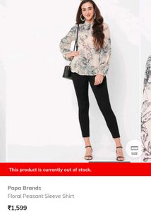 Very Beautiful Georgette Tunic Shirt