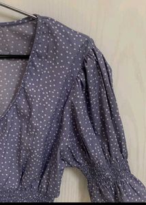 ⛔Sale⛔SSS Polka Dot Blouson Top