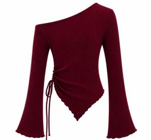 🚨SALE🚨Chic Burgundy Off-Shoulder Top