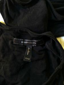 Black Cut-Out Bodysuit