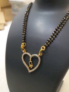Ad Diamond Mangalsutra ROSE GOLD POLISH