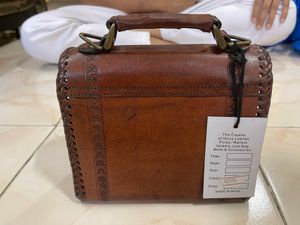 ANTIQUE REAL LEATHER HANDMADE BAG