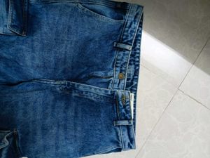 Retro Acid Wash Cargo Jeans