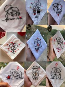 Forever Close – Embroidered Handkerchief