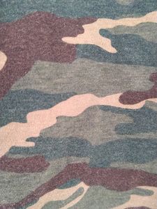 Olive Green Military Print Tshirt