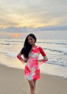 Beautiful Floral Mini Dress