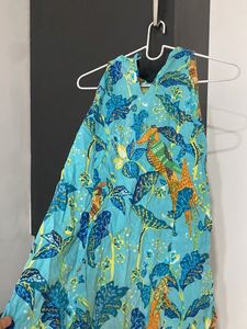 Vibrant Floral Print Kurta