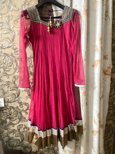 Party Wear Heavy Work Anarkali Suit For Women