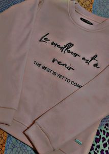 Pink Graphic Print Sweatshirt