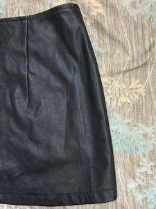 Faux Leather Mini Skirt