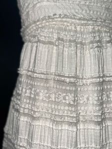 White Ruffle Summer Dress