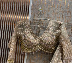 Exquisite Peacock Embroidered Lehenga Choli Set