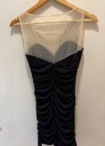 Elegant Black Imported Party Dress