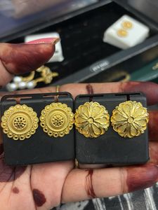 Beautiful Gold Tone Ethnic Earrings