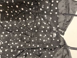 Polka Dot Sheer Blouse