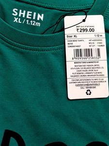 Teal "Just Do It" Graphic Tee shirt (RH)