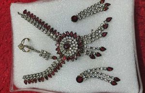 Exquisite Ruby and Diamond Jewelry Set