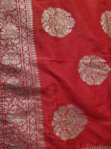 Red Banarasi Silk Saree