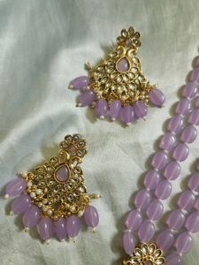 Lavender Pearl Necklace