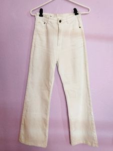 Women Flared High Rise Stretchable Cotton Jeans