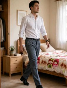 Men's Classic Light Blue Button-Down Shirt