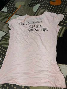 Cute Pink Star T-Shirt and pants co ord set