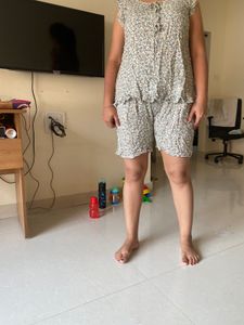 Floral Print Pajama Set