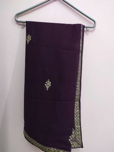 Party Wear Gown with Dupatta  (XS)