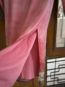 Elegant Pink Printed Kurta from Admyrin
