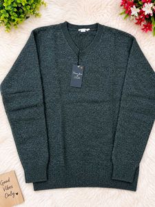 Men's Cozy V-Neck Pullover Sweater