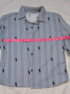 Blue Stripped Off'ice shirt