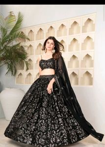 Black lehenga